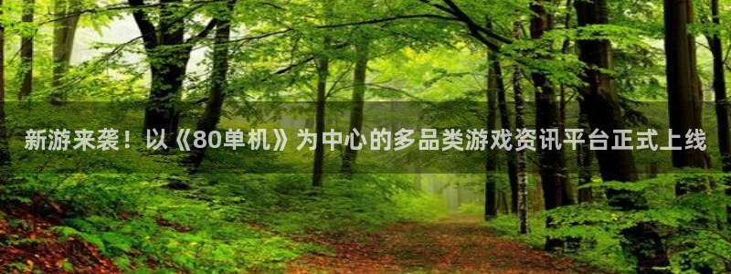 星欧娱乐登录：新游来袭！以《80单机》为中心的多品类游戏资讯
