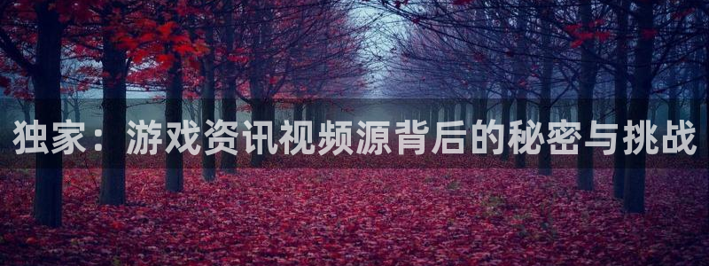 星欧娱乐登陆：独家：游戏资讯视频源背后的秘密与挑战